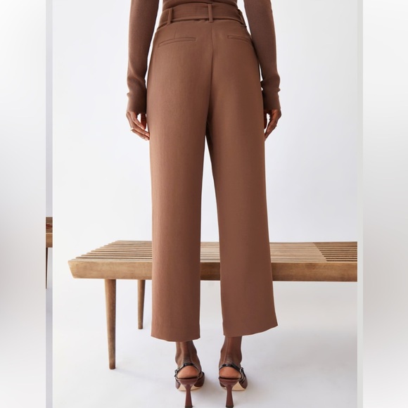 WILFRED | Brown front tie dress pants - Picture 6 of 14